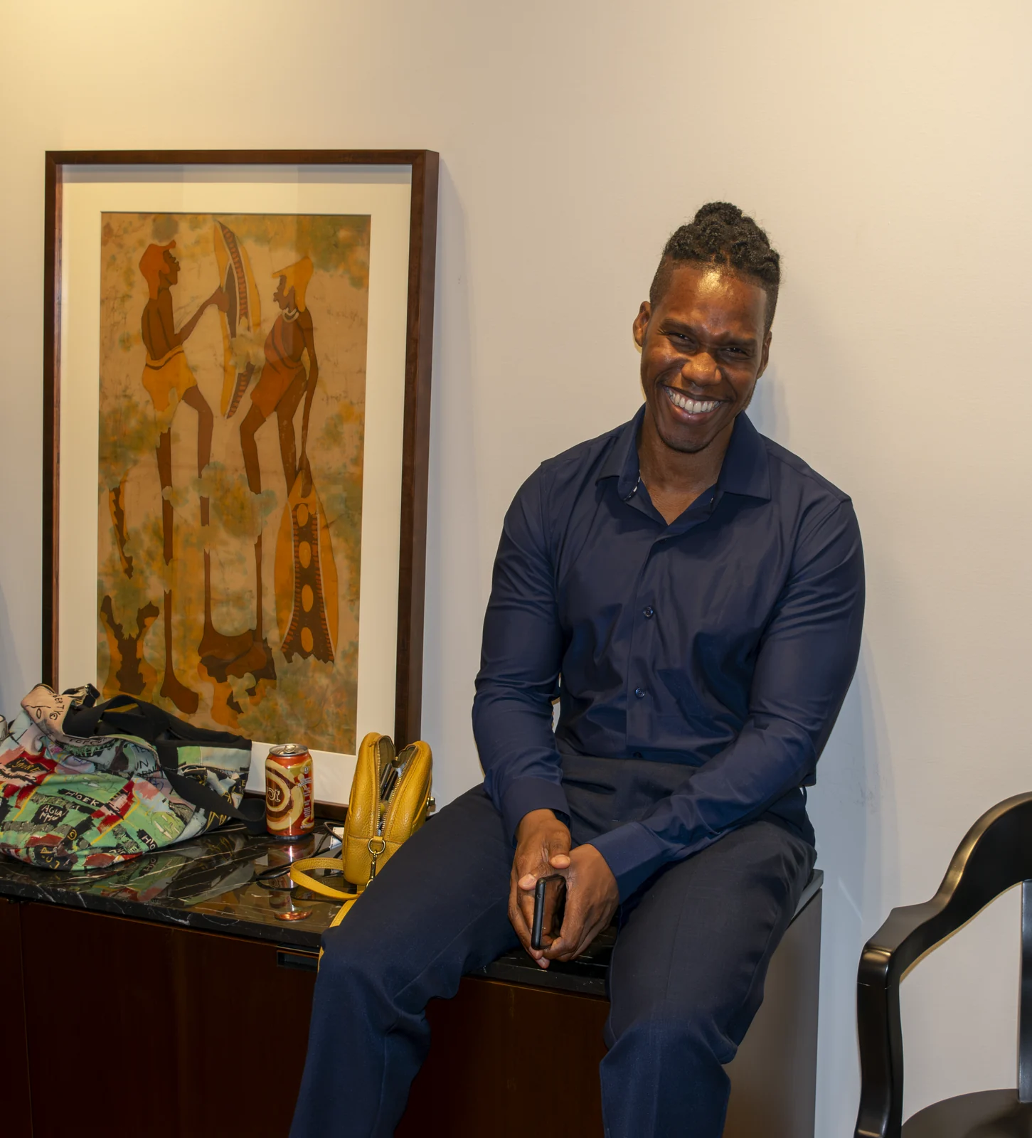 Le Dr Kimani Bishop, professeur de musique.
